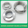 3A Sanitary unions round nut SS304/SS316L